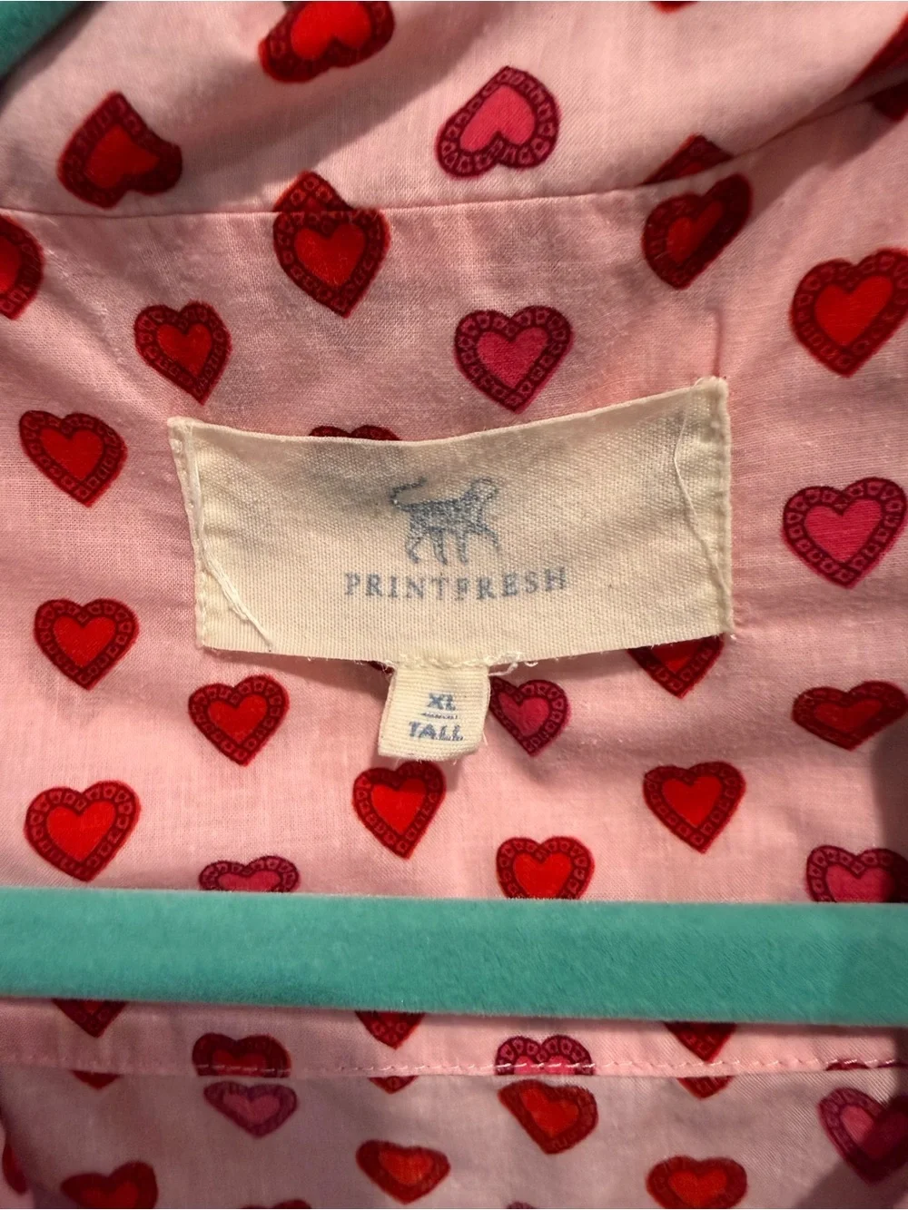Printfresh Pajama Set - “ Mini Candy Hearts in XL Tall